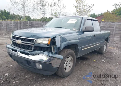 2006 Chevrolet Silverado 1500 Lt1 из США, поврежденный, VIN 2GCEK19B661345055